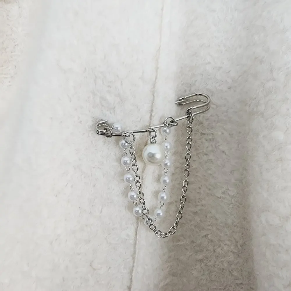 Free People NWT Ivory Willow Brooch Embellished Bomber Jacket Medium